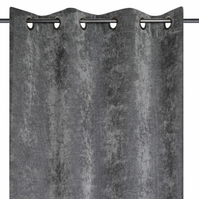 Rideau à oeillets Manchester gris Les Rideaux meublespin.fr - mobilier et de décoration de style montagne ou chalet- meubles en pin, mobilier en bois massif de qualité, canapés convertibles - https://meublespin.fr