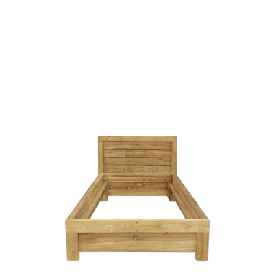 Lit en Pin Brossé Montana 90 x 190cm Montana meublespin.fr - mobilier et de décoration de style montagne ou chalet- meubles en pin, mobilier en bois massif de qualité, canapés convertibles - https://meublespin.fr