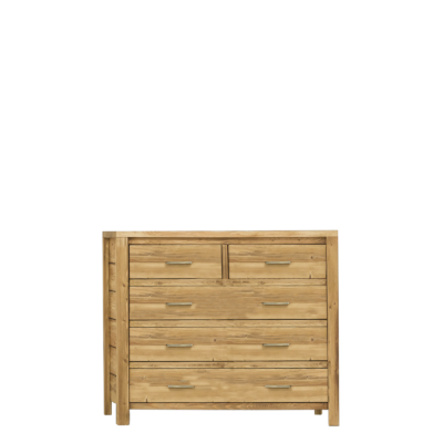 Commode Montana en Pin Massif 5 Tiroirs Commodes en bois massif meublespin.fr - mobilier et de décoration de style montagne ou chalet- meubles en pin, mobilier en bois massif de qualité, canapés convertibles - https://meublespin.fr