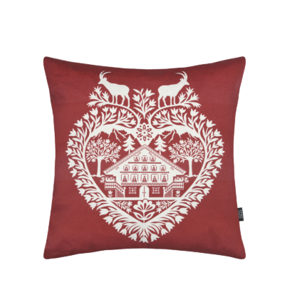 Coussin 50×50 – Everest – motif poya Plaids et coussins meublespin.fr - mobilier et de décoration de style montagne ou chalet- meubles en pin, mobilier en bois massif de qualité, canapés convertibles - https://meublespin.fr