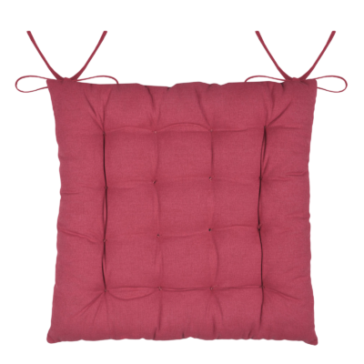 Galette de Chaise: Arbin rouge coeur 38 x 38 cm Galettes de Chaises meublespin.fr - mobilier et de décoration de style montagne ou chalet- meubles en pin, mobilier en bois massif de qualité, canapés convertibles - https://meublespin.fr