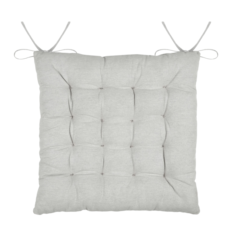 Galette de Chaise: Arbin gris cerf 38 x 38 cm Galettes de Chaises meublespin.fr - mobilier et de décoration de style montagne ou chalet- meubles en pin, mobilier en bois massif de qualité, canapés convertibles - https://meublespin.fr