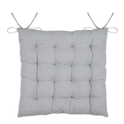 Galette de Chaise: Chamonix grise 36 x 36 cm Galettes de Chaises meublespin.fr - mobilier et de décoration de style montagne ou chalet- meubles en pin, mobilier en bois massif de qualité, canapés convertibles - https://meublespin.fr