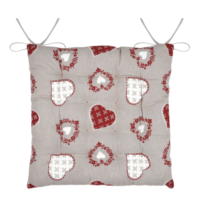 Galette de Chaise: Ornon taupe 38 x 38 cm Galettes de Chaises meublespin.fr - mobilier et de décoration de style montagne ou chalet- meubles en pin, mobilier en bois massif de qualité, canapés convertibles - https://meublespin.fr