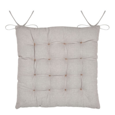 Galette de Chaise: Ornon taupe 38 x 38 cm Galettes de Chaises meublespin.fr - mobilier et de décoration de style montagne ou chalet- meubles en pin, mobilier en bois massif de qualité, canapés convertibles - https://meublespin.fr