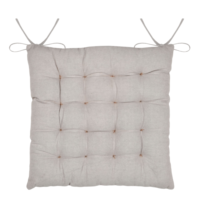 Galette de Chaise: Ornon taupe 38 x 38 cm Galettes de Chaises meublespin.fr - mobilier et de décoration de style montagne ou chalet- meubles en pin, mobilier en bois massif de qualité, canapés convertibles - https://meublespin.fr
