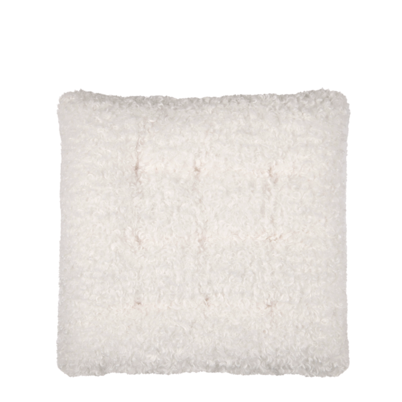 Galette de Chaise: Grignon Bouclettes 37 x 37 cm Galettes de Chaises meublespin.fr - mobilier et de décoration de style montagne ou chalet- meubles en pin, mobilier en bois massif de qualité, canapés convertibles - https://meublespin.fr