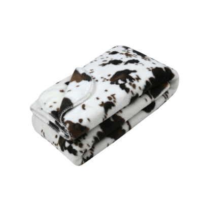 Plaid Vache Marron 130 x 160 cm Plaids et coussins meublespin.fr - mobilier et de décoration de style montagne ou chalet- meubles en pin, mobilier en bois massif de qualité, canapés convertibles - https://meublespin.fr