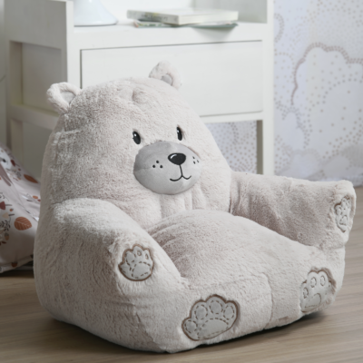 Pouf Ours pour enfant Peluches meublespin.fr - mobilier et de décoration de style montagne ou chalet- meubles en pin, mobilier en bois massif de qualité, canapés convertibles - https://meublespin.fr