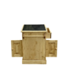 Billot de cuisine double face en pin massif 74 cm Chamonix meublespin.fr - mobilier et de décoration de style montagne ou chalet- meubles en pin, mobilier en bois massif de qualité, canapés convertibles - https://meublespin.fr