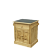 Billot de cuisine simple face en pin massif 74 cm Chamonix meublespin.fr - mobilier et de décoration de style montagne ou chalet- meubles en pin, mobilier en bois massif de qualité, canapés convertibles - https://meublespin.fr
