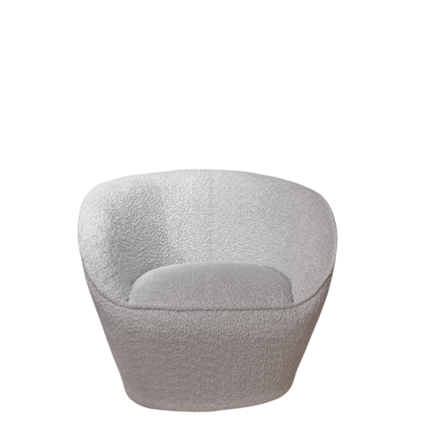 Fauteuil Pivotant Galice Blanc Fauteuils meublespin.fr - vente de mobilier et de décoration de style montagne ou chalet- vente de meubles en pin et canapés convertibles - https://meublespin.fr