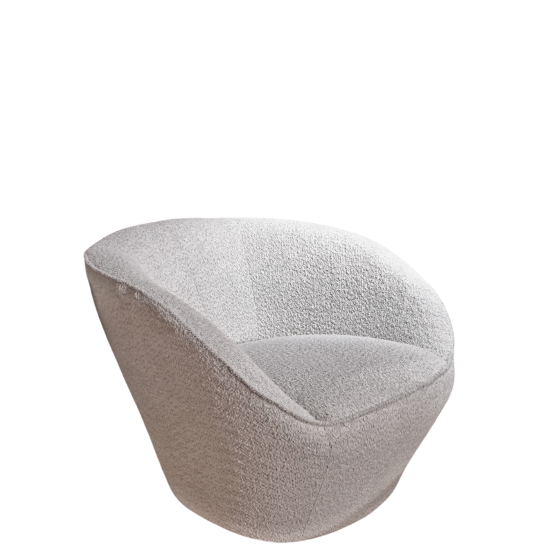 Fauteuil Pivotant Galice Blanc Fauteuils meublespin.fr - mobilier et de décoration de style montagne ou chalet- meubles en pin, mobilier en bois massif de qualité, canapés convertibles - https://meublespin.fr