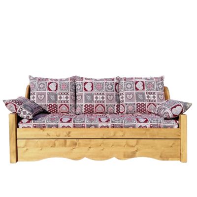 Canapé fixe 4 places Jura en Pin Massif – Tissu Archamps envers Canapés fixes meublespin.fr - mobilier et de décoration de style montagne ou chalet- meubles en pin, mobilier en bois massif de qualité, canapés convertibles - https://meublespin.fr