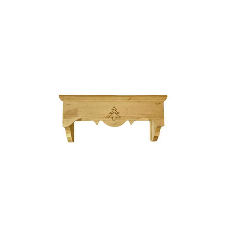 Étagère Sculptée Chalet 60 cm Chalet meublespin.fr - mobilier et de décoration de style montagne ou chalet- meubles en pin, mobilier en bois massif de qualité, canapés convertibles - https://meublespin.fr