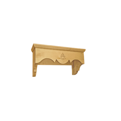 Étagère Sculptée Chalet 60 cm Chalet meublespin.fr - mobilier et de décoration de style montagne ou chalet- meubles en pin, mobilier en bois massif de qualité, canapés convertibles - https://meublespin.fr