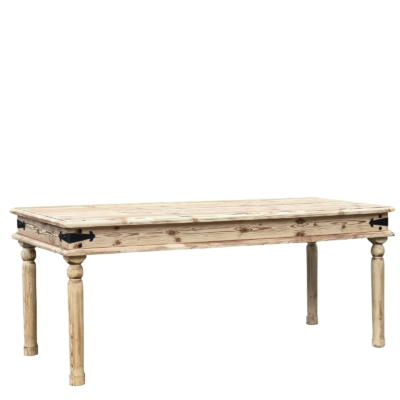 Table Campagnarde – Bord de mer 200 cm en Pin Massif Arcachon Tables repas en bois massif meublespin.fr - mobilier et de décoration de style montagne ou chalet- meubles en pin, mobilier en bois massif de qualité, canapés convertibles - https://meublespin.fr