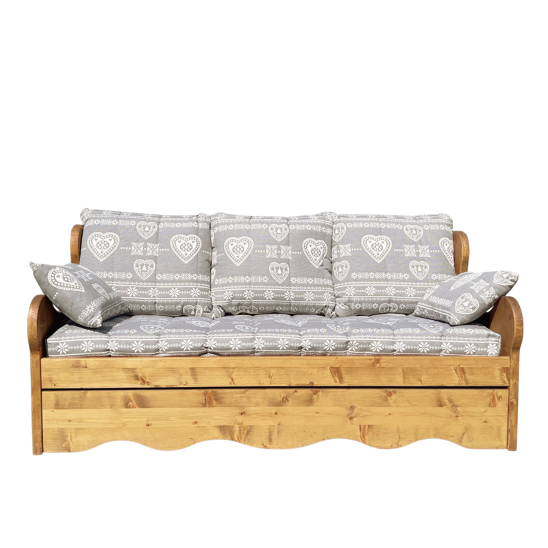 Canapé fixe 4 places en Pin Massif (Fabrication Française) –  Ontario gris à l’envers Canapés fixes meublespin.fr - mobilier et de décoration de style montagne ou chalet- meubles en pin, mobilier en bois massif de qualité, canapés convertibles - https://meublespin.fr