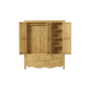 Armoire 3 P + 5 T Chamonix « Exclusivité Web » Chamonix meublespin.fr - mobilier et de décoration de style montagne ou chalet- meubles en pin, mobilier en bois massif de qualité, canapés convertibles - https://meublespin.fr