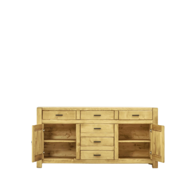 Buffet Bas Morzine 2 Portes 6 Tiroirs en Pin Massif 180cm Buffets & bahuts en bois massif meublespin.fr - mobilier et de décoration de style montagne ou chalet- meubles en pin, mobilier en bois massif de qualité, canapés convertibles - https://meublespin.fr