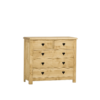 Commode 5 Tiroirs en Pin Massif 100 cm « Exclusivité WEB » Chamonix meublespin.fr - mobilier et de décoration de style montagne ou chalet- meubles en pin, mobilier en bois massif de qualité, canapés convertibles - https://meublespin.fr