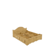 Lit Chamonix 4 Tiroirs en Pin Massif 140 x 190 cm Chamonix meublespin.fr - mobilier et de décoration de style montagne ou chalet- meubles en pin, mobilier en bois massif de qualité, canapés convertibles - https://meublespin.fr
