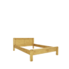 Lit en pin massif pied bas 140 x 190 cm – Morzine – « Exclusivité WEB » Morzine meublespin.fr - mobilier et de décoration de style montagne ou chalet- meubles en pin, mobilier en bois massif de qualité, canapés convertibles - https://meublespin.fr