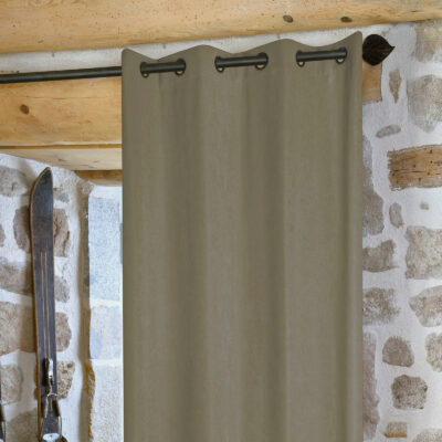 Rideau à œillets Harvard lin Les Rideaux meublespin.fr - mobilier et de décoration de style montagne ou chalet- meubles en pin, mobilier en bois massif de qualité, canapés convertibles - https://meublespin.fr