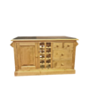 Grand billot de cuisine double face en pin massif 135 cm Chamonix meublespin.fr - mobilier et de décoration de style montagne ou chalet- meubles en pin, mobilier en bois massif de qualité, canapés convertibles - https://meublespin.fr