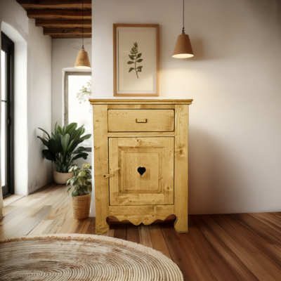 Confiturier 1 Porte 1 Tiroir en Pin Massif – Chamonix « Exclusivité WEB » Chamonix meublespin.fr - mobilier et de décoration de style montagne ou chalet- meubles en pin, mobilier en bois massif de qualité, canapés convertibles - https://meublespin.fr