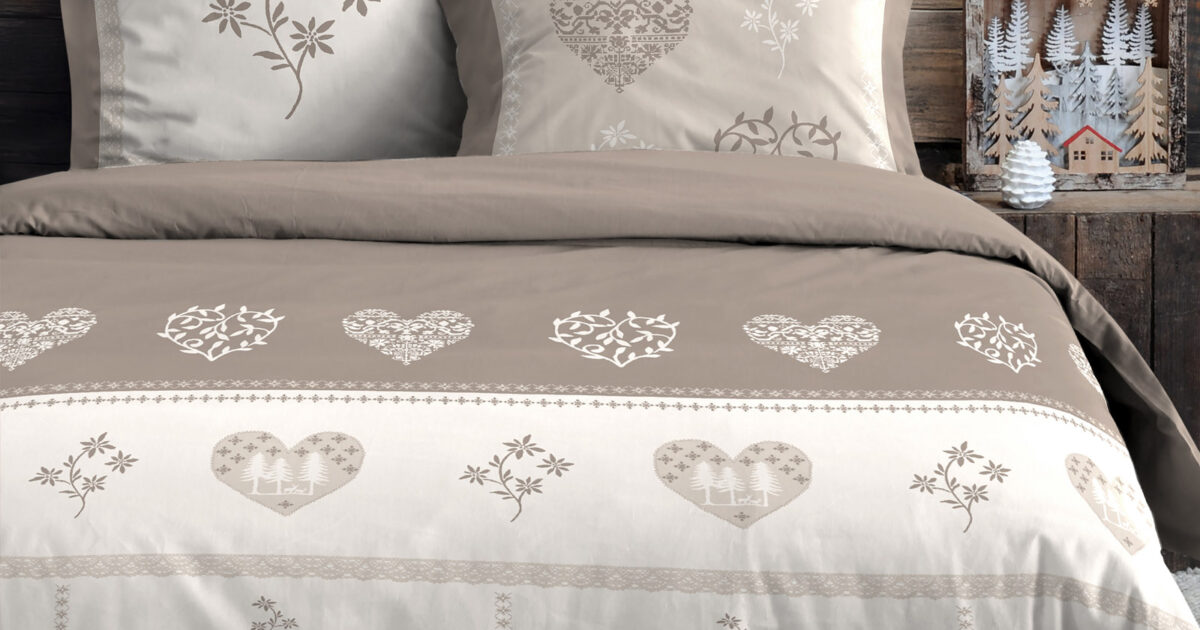 Housse De Couette Avec Boutons-pression 100 % Coton Laponia 9 Pour Lit De 140x200 Cm 89748877