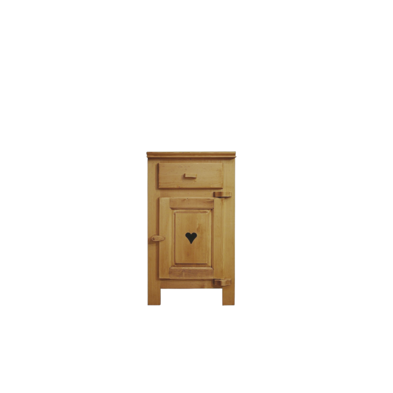 Base de Cuisine Chamonix 1 Porte charnière à droite 1 Tiroir Pin Massif 49 cm Cuisine Chamonix meublespin.fr - mobilier et de décoration de style montagne ou chalet- meubles en pin, mobilier en bois massif de qualité, canapés convertibles - https://meublespin.fr