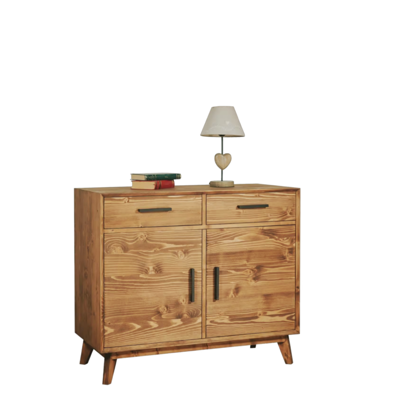 Buffet Bas 2 Portes + 2 Tiroirs en Pin Massif – Avignon Buffets & bahuts en bois massif meublespin.fr - mobilier et de décoration de style montagne ou chalet- meubles en pin, mobilier en bois massif de qualité, canapés convertibles - https://meublespin.fr
