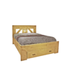 Lit Cerf avec Tiroir en Pin Massif 140 x 190 cm Cerf meublespin.fr - mobilier et de décoration de style montagne ou chalet- meubles en pin, mobilier en bois massif de qualité, canapés convertibles - https://meublespin.fr