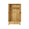 Armoire 2 Portes Battantes et 2 Tiroirs Morzine en Pin Massif Armoires en bois massif meublespin.fr - mobilier et de décoration de style montagne ou chalet- meubles en pin, mobilier en bois massif de qualité, canapés convertibles - https://meublespin.fr