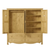 Armoire 4 Portes et 4 Tiroirs Chamonix en Pin Massif Armoires en bois massif meublespin.fr - mobilier et de décoration de style montagne ou chalet- meubles en pin, mobilier en bois massif de qualité, canapés convertibles - https://meublespin.fr