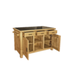 Grand billot contemporain (double face) en pin Massif Morzine 135 cm Morzine meublespin.fr - mobilier et de décoration de style montagne ou chalet- meubles en pin, mobilier en bois massif de qualité, canapés convertibles - https://meublespin.fr