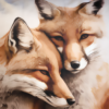 Coussin 50×50 – Faune Roux – motif Renard Plaids et coussins meublespin.fr - mobilier et de décoration de style montagne ou chalet- meubles en pin, mobilier en bois massif de qualité, canapés convertibles - https://meublespin.fr