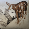 Coussin 60×40 – Wildforest – motif Chamois Plaids et coussins meublespin.fr - mobilier et de décoration de style montagne ou chalet- meubles en pin, mobilier en bois massif de qualité, canapés convertibles - https://meublespin.fr