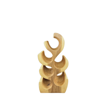 Porte Bouteilles design en Bois – 6 emplacements Bars meublespin.fr - mobilier et de décoration de style montagne ou chalet- meubles en pin, mobilier en bois massif de qualité, canapés convertibles - https://meublespin.fr