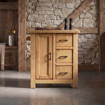 Billot contemporain simple face en pin Massif Morzine 74 cm - meublespin.fr - Morzine Billot contemporain simple face en pin Massif Morzine 74 cm Morzine meublespin.fr - mobilier et de décoration de style montagne ou chalet- meubles en pin, mobilier en bois massif de qualité, canapés convertibles - https://meublespin.fr