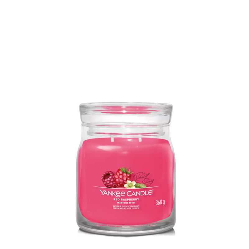 YANKEE CANDLE Bougie – Framboise rouge 368gr Bougies Parfumées meublespin.fr - mobilier et de décoration de style montagne ou chalet- meubles en pin, mobilier en bois massif de qualité, canapés convertibles - https://meublespin.fr