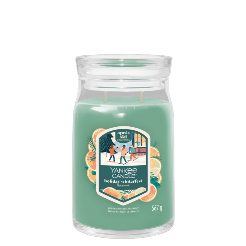 YANKEE CANDLE Bougie – Fêtes de Noël 567gr Bougies Parfumées meublespin.fr - mobilier et de décoration de style montagne ou chalet- meubles en pin, mobilier en bois massif de qualité, canapés convertibles - https://meublespin.fr