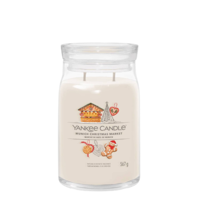 YANKEE CANDLE Bougie – Marché de Noël de Munich 567gr Bougies Parfumées meublespin.fr - mobilier et de décoration de style montagne ou chalet- meubles en pin, mobilier en bois massif de qualité, canapés convertibles - https://meublespin.fr