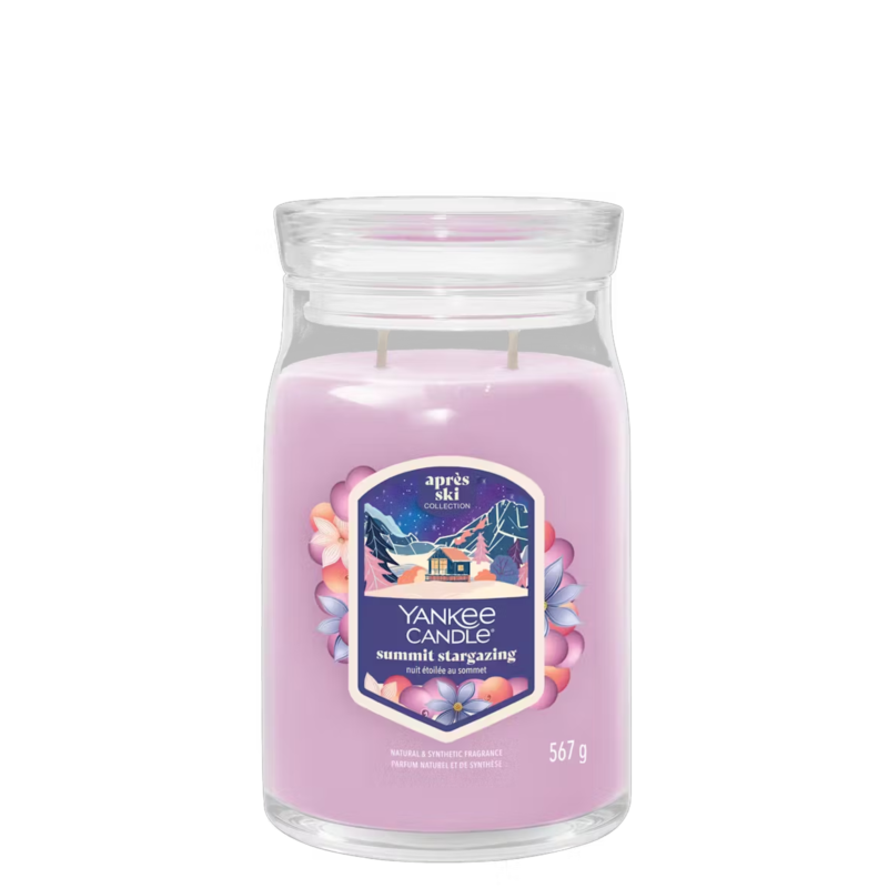 YANKEE CANDLE Bougie – Nuit étoilée au sommet 567gr Bougies Parfumées meublespin.fr - mobilier et de décoration de style montagne ou chalet- meubles en pin, mobilier en bois massif de qualité, canapés convertibles - https://meublespin.fr