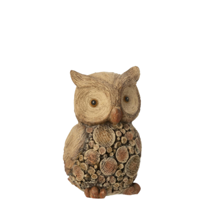 Hibou Rondins MM – Hauteur 18 cm Objets à poser meublespin.fr - mobilier et de décoration de style montagne ou chalet- meubles en pin, mobilier en bois massif de qualité, canapés convertibles - https://meublespin.fr