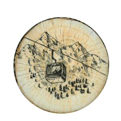 Galette tignes ronde Ø 38 cm Skieur – Télécabine Galettes de Chaises meublespin.fr - mobilier et de décoration de style montagne ou chalet- meubles en pin, mobilier en bois massif de qualité, canapés convertibles - https://meublespin.fr