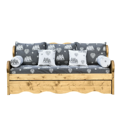 Canapé Montagne fixe 4 places en Pin Massif – Courchevel gris - meublespin.fr - Canapés fixes Canapé Montagne fixe 4 places en Pin Massif – Courchevel gris Canapés fixes meublespin.fr - mobilier et de décoration de style montagne ou chalet- meubles en pin, mobilier en bois massif de qualité, canapés convertibles - https://meublespin.fr