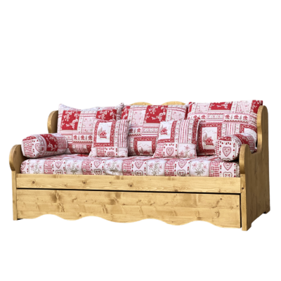 Canapé Montagne fixe 4 places en Pin Massif – Vanoise rouge vert - meublespin.fr - Canapés fixes Canapé Montagne fixe 4 places en Pin Massif – Vanoise rouge vert Canapés fixes meublespin.fr - mobilier et de décoration de style montagne ou chalet- meubles en pin, mobilier en bois massif de qualité, canapés convertibles - https://meublespin.fr