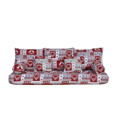 Habillage 80 x 190 pour Canapé Gigogne Chambéry rouge Housses et habillages meublespin.fr - mobilier et de décoration de style montagne ou chalet- meubles en pin, mobilier en bois massif de qualité, canapés convertibles - https://meublespin.fr